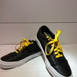 Vans Old Skool NYC 66 Subway Black Leather Shoes W 8.5 / M 7 used